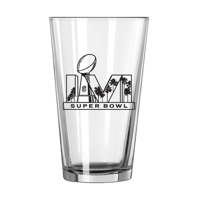 LA Rams 16oz SB Bound Trophy Pint Glass