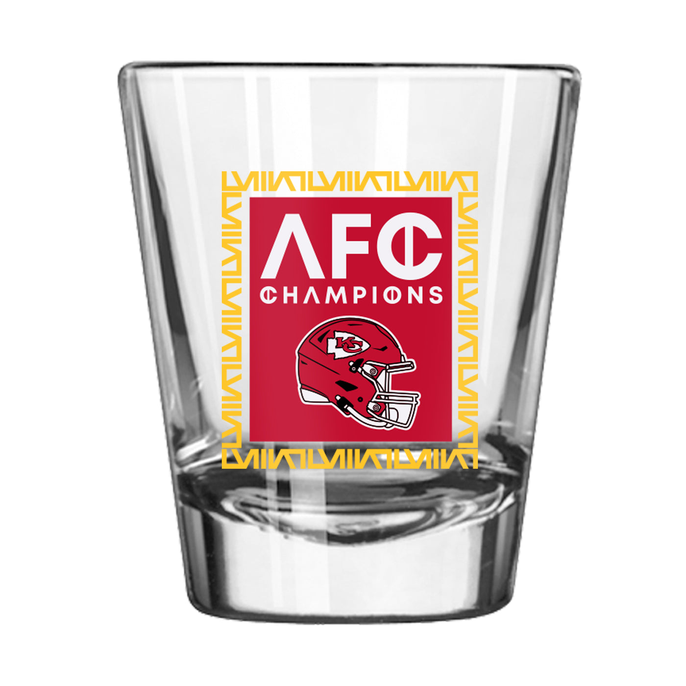 Kansas City Chiefs 2oz AFC Conference Champs Shot Glass