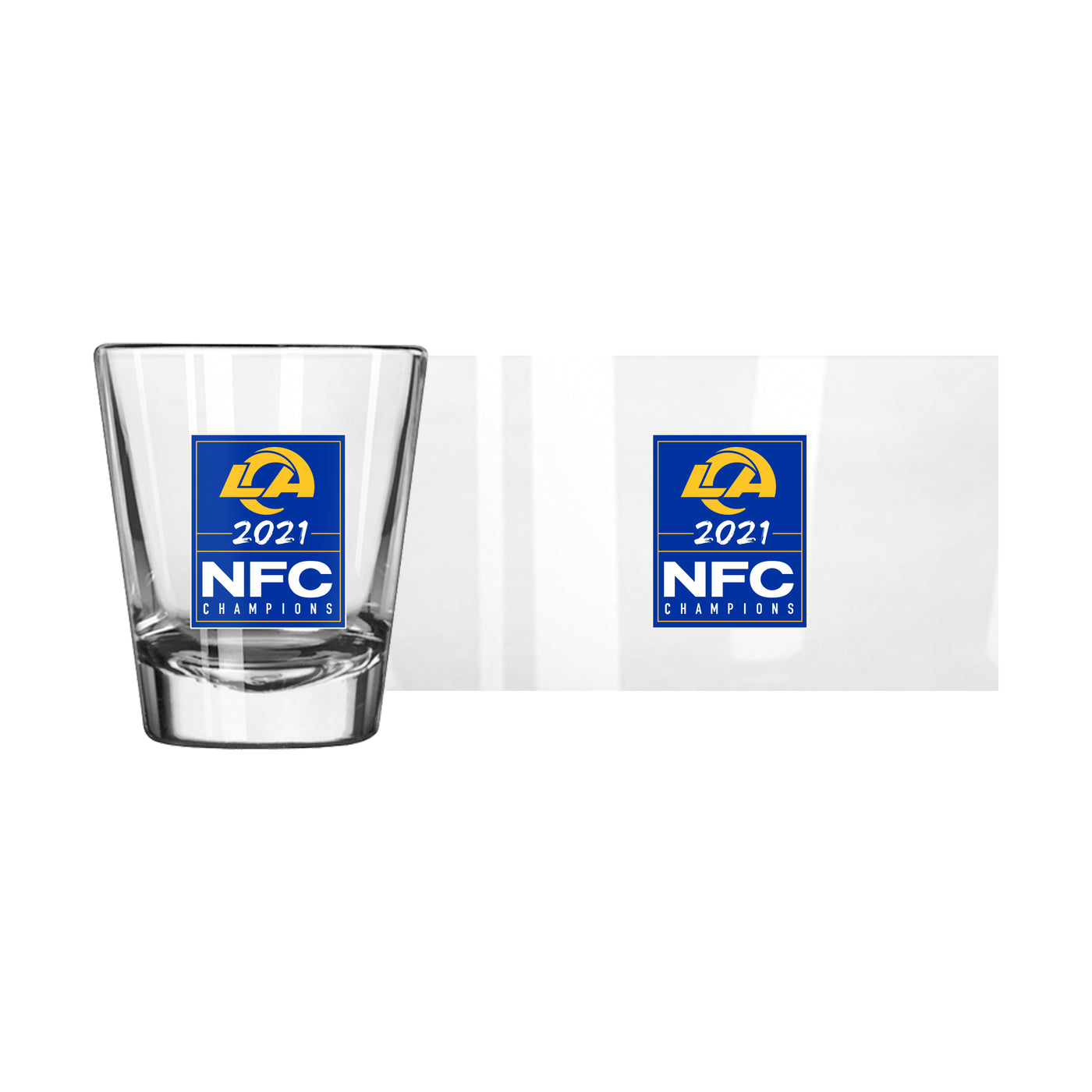 LA Rams 2oz Conference Champs Shot Glass
