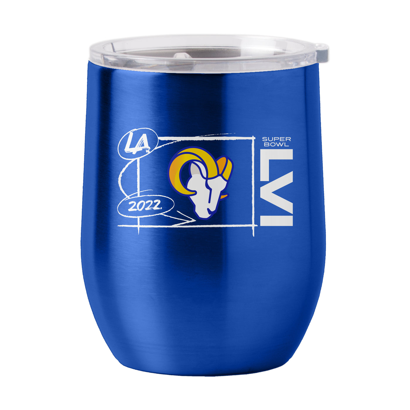 LA Rams 16oz SB Bound Curved Beverage
