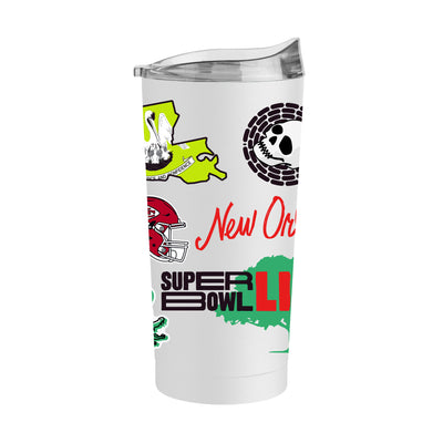 Super Bowl 59 Dueling 20oz Native PC Tumbler
