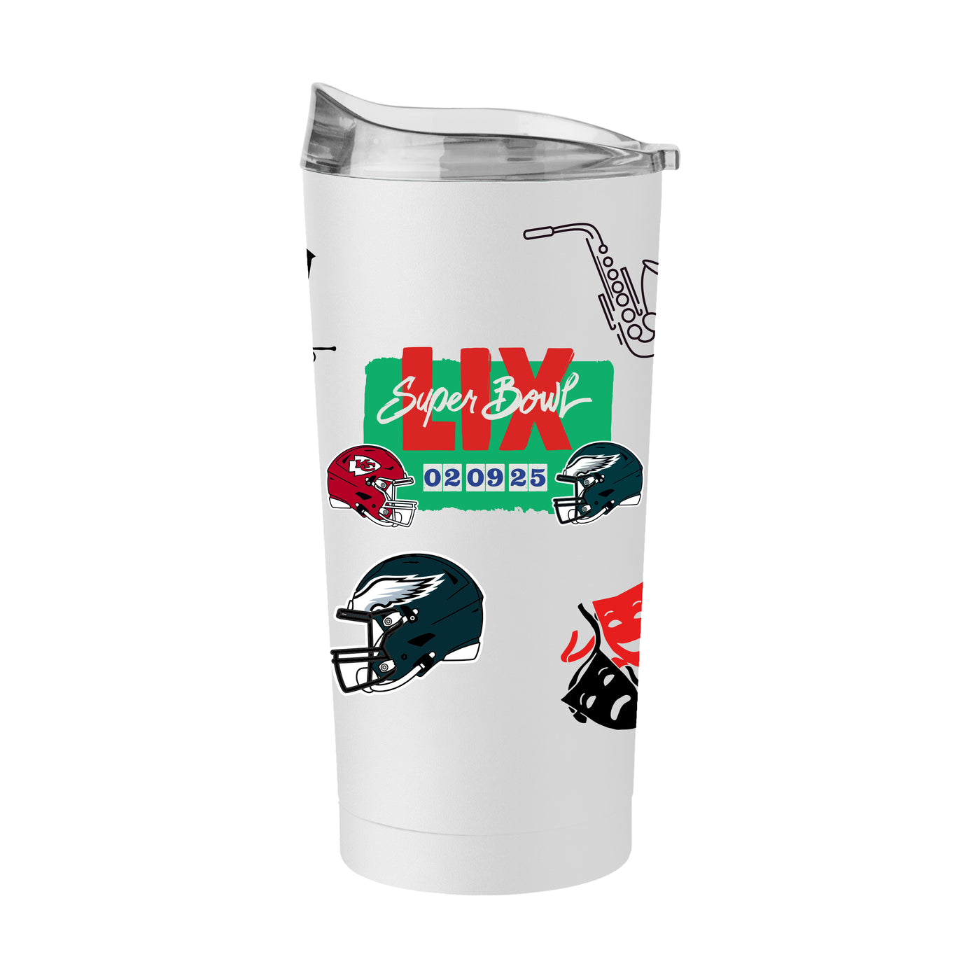 Super Bowl 59 Dueling 20oz Native PC Tumbler