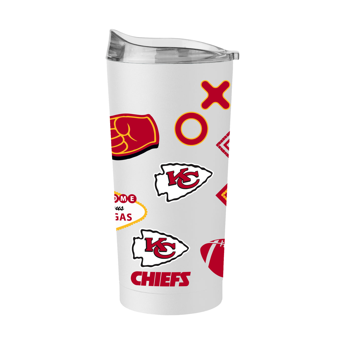 Kansas City Chiefs 20oz SB 58 Bound Native Powder Coat Tumbler