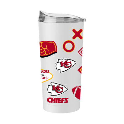 Kansas City Chiefs 20oz SB 58 Bound Native Powder Coat Tumbler