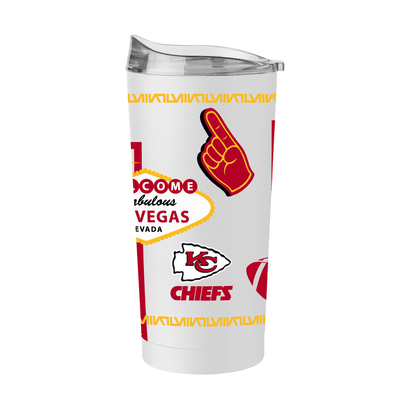 Kansas City Chiefs 20oz Conference Champs Native Powder Coat Tumbler