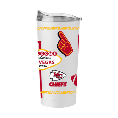 Kansas City Chiefs 20oz Conference Champs Native Powder Coat Tumbler