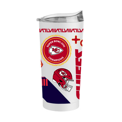Kansas City Chiefs 20oz SB 58 Champions Native Powder Coat Tumbler