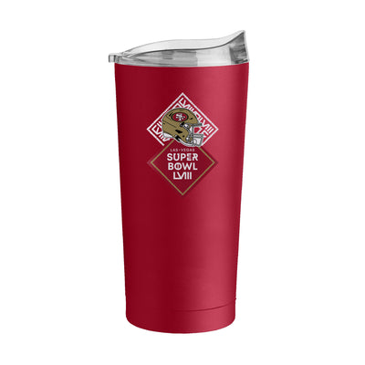 San Francisco 49ers 20oz SB 58 Bound Powder Coat Tumbler
