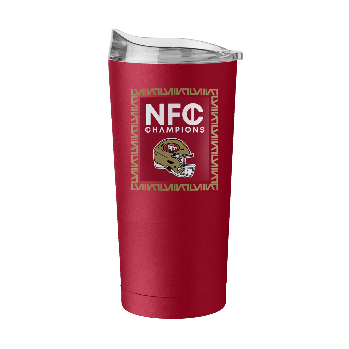 San Francisco 49ers 20oz NFC Conference Champs Powder Coat Tumbler - Logo Brands