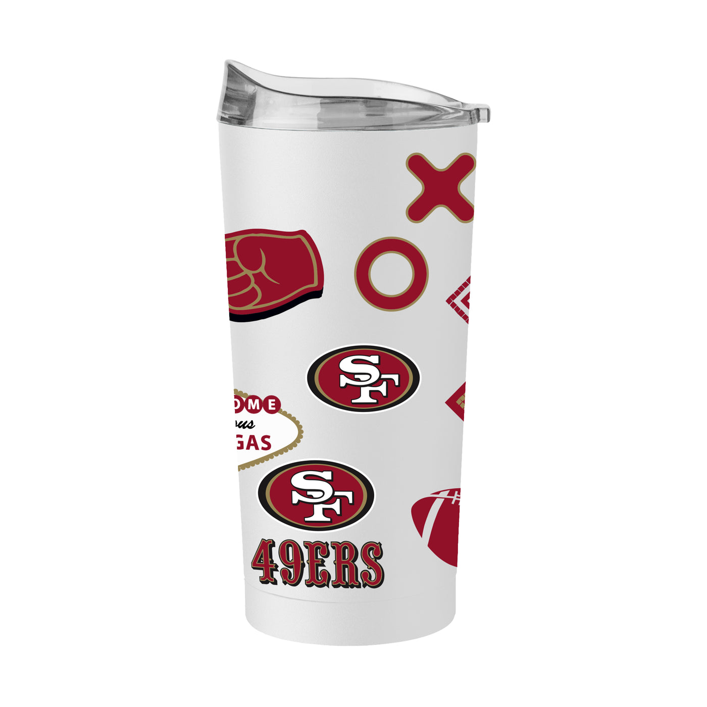 San Francisco 49ers 20oz SB 58 Bound Native Powder Coat Tumbler