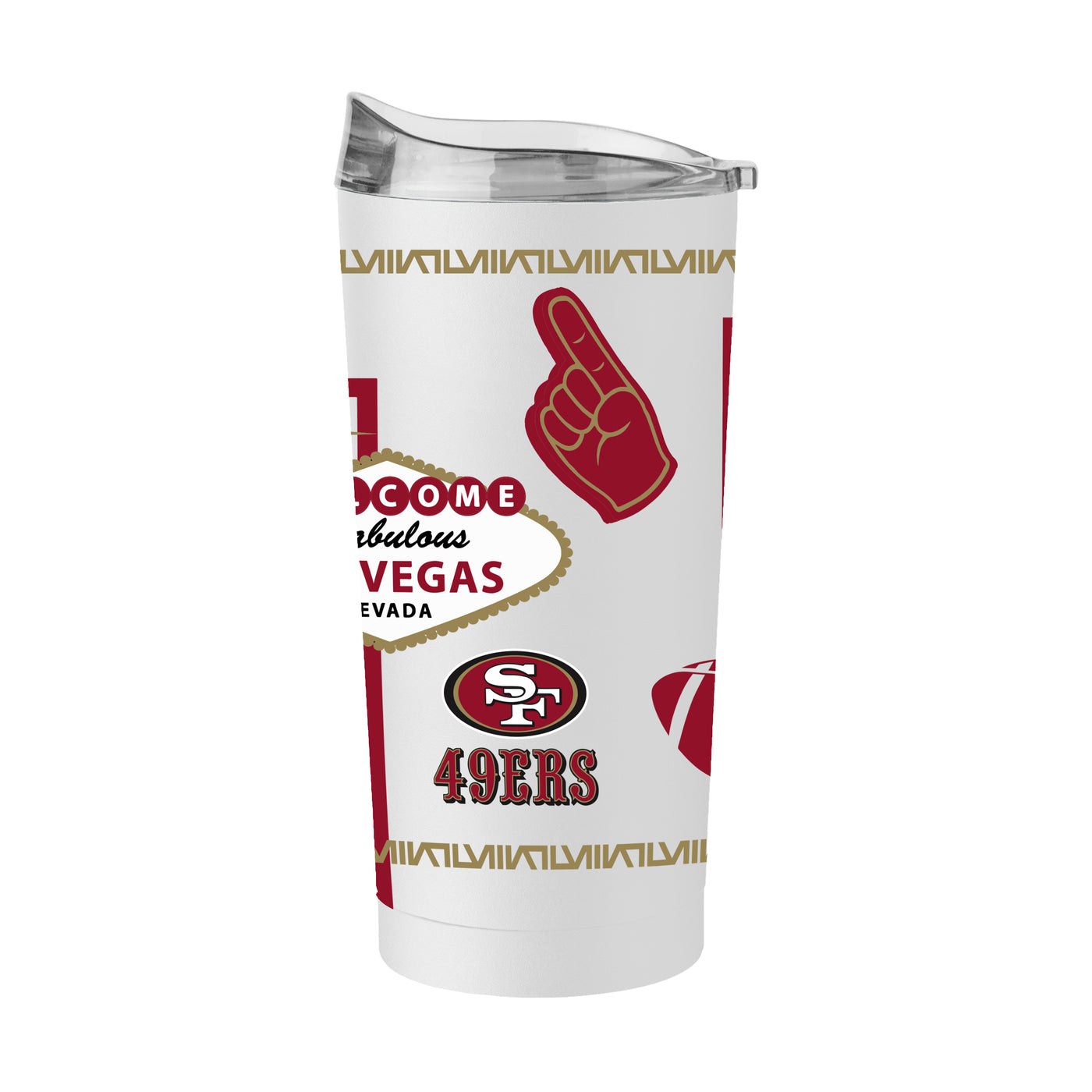 San Francisco 49ers 20oz Conference Champs Native Powder Coat Tumbler