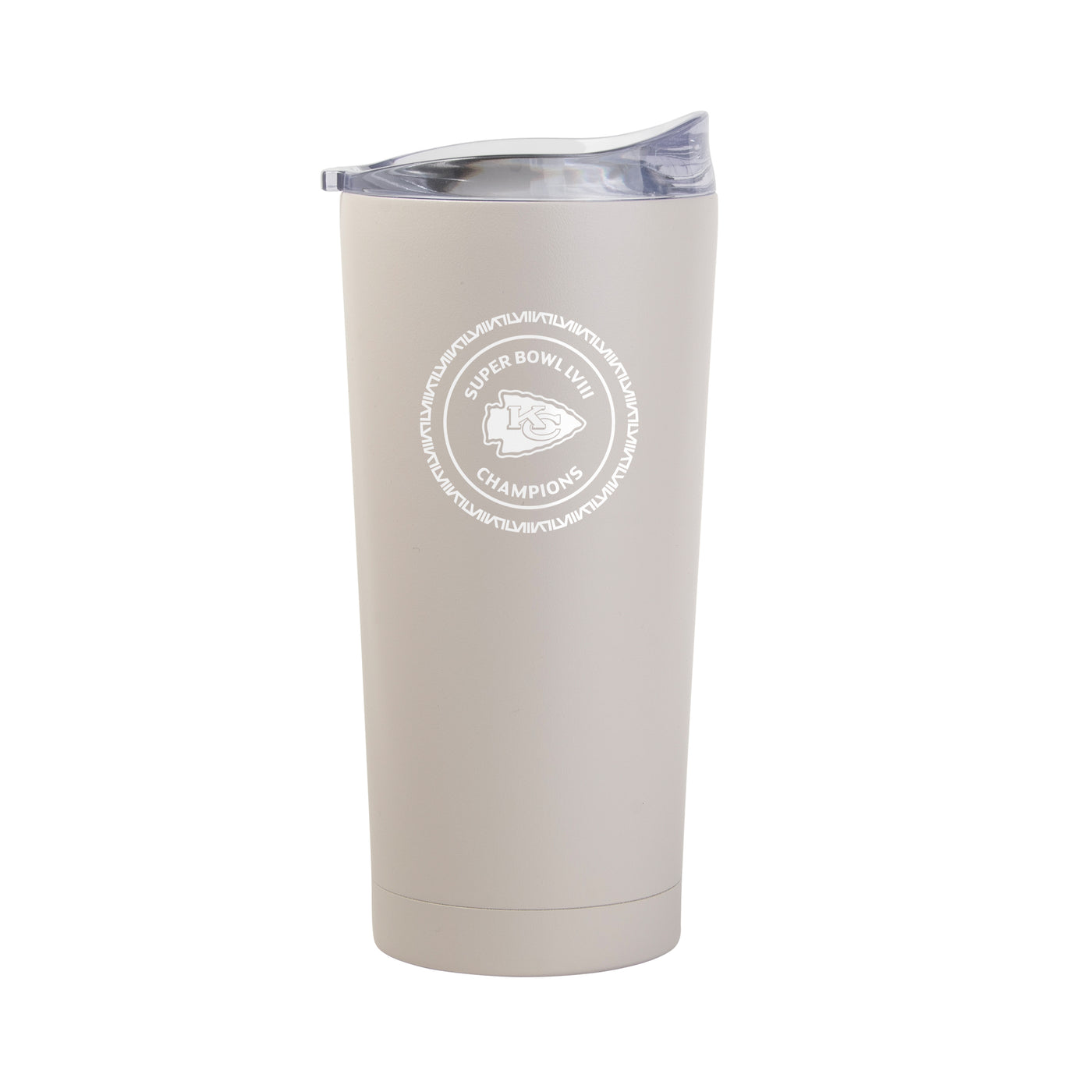 Kansas City Chiefs 20oz SB 58 Champions Sand Powder Coat Tumbler