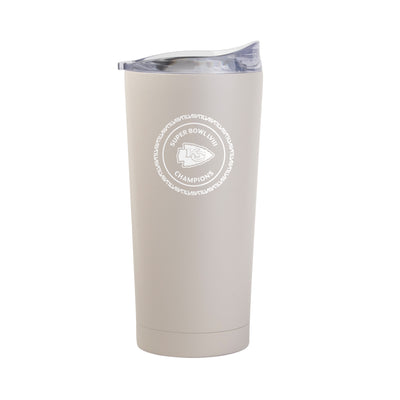 Kansas City Chiefs 20oz SB 58 Champions Sand Powder Coat Tumbler