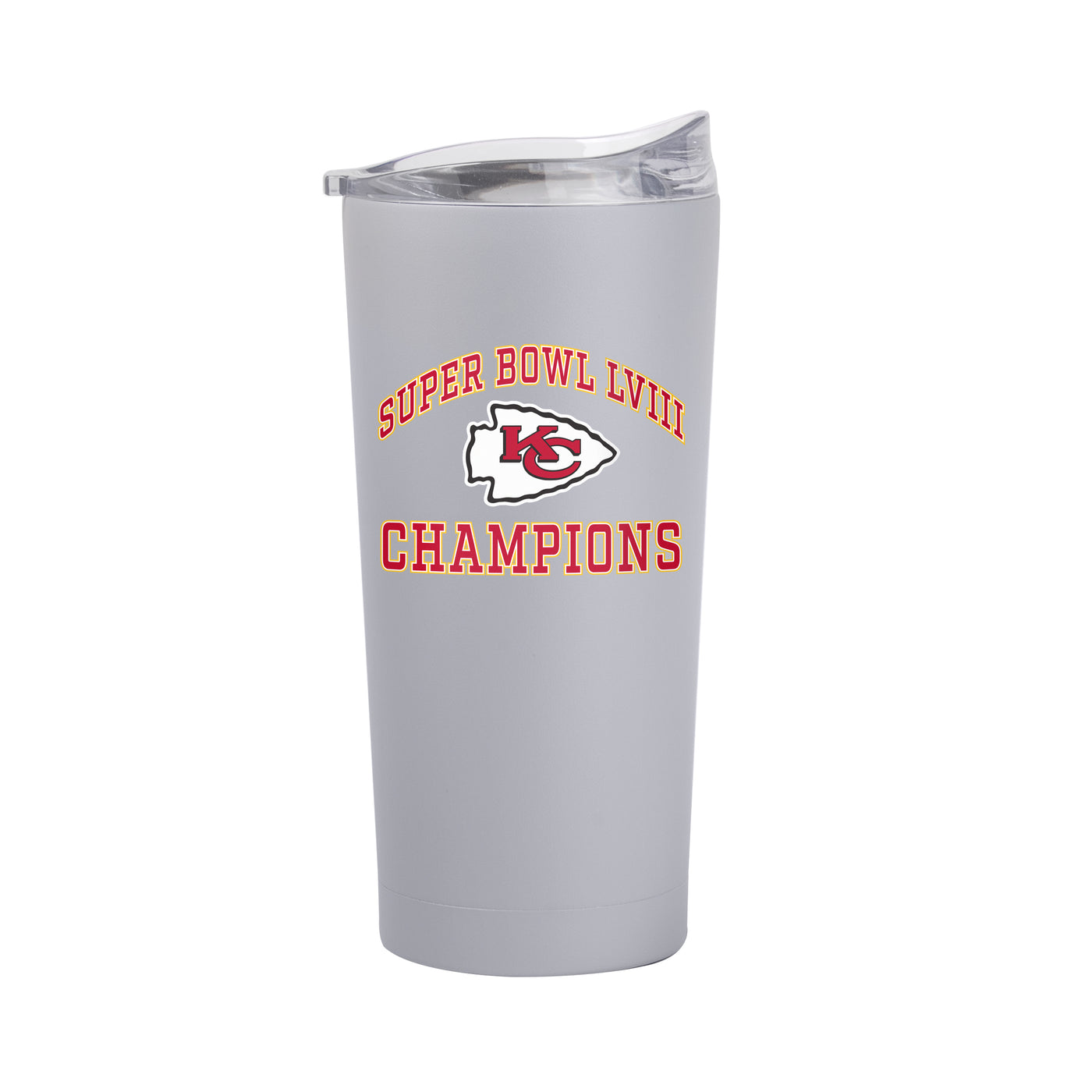Kansas City Chiefs 20oz SB 58 Champions Stone Powder Coat Tumbler