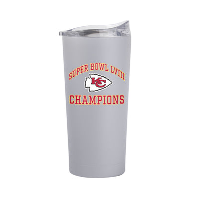 Kansas City Chiefs 20oz SB 58 Champions Stone Powder Coat Tumbler