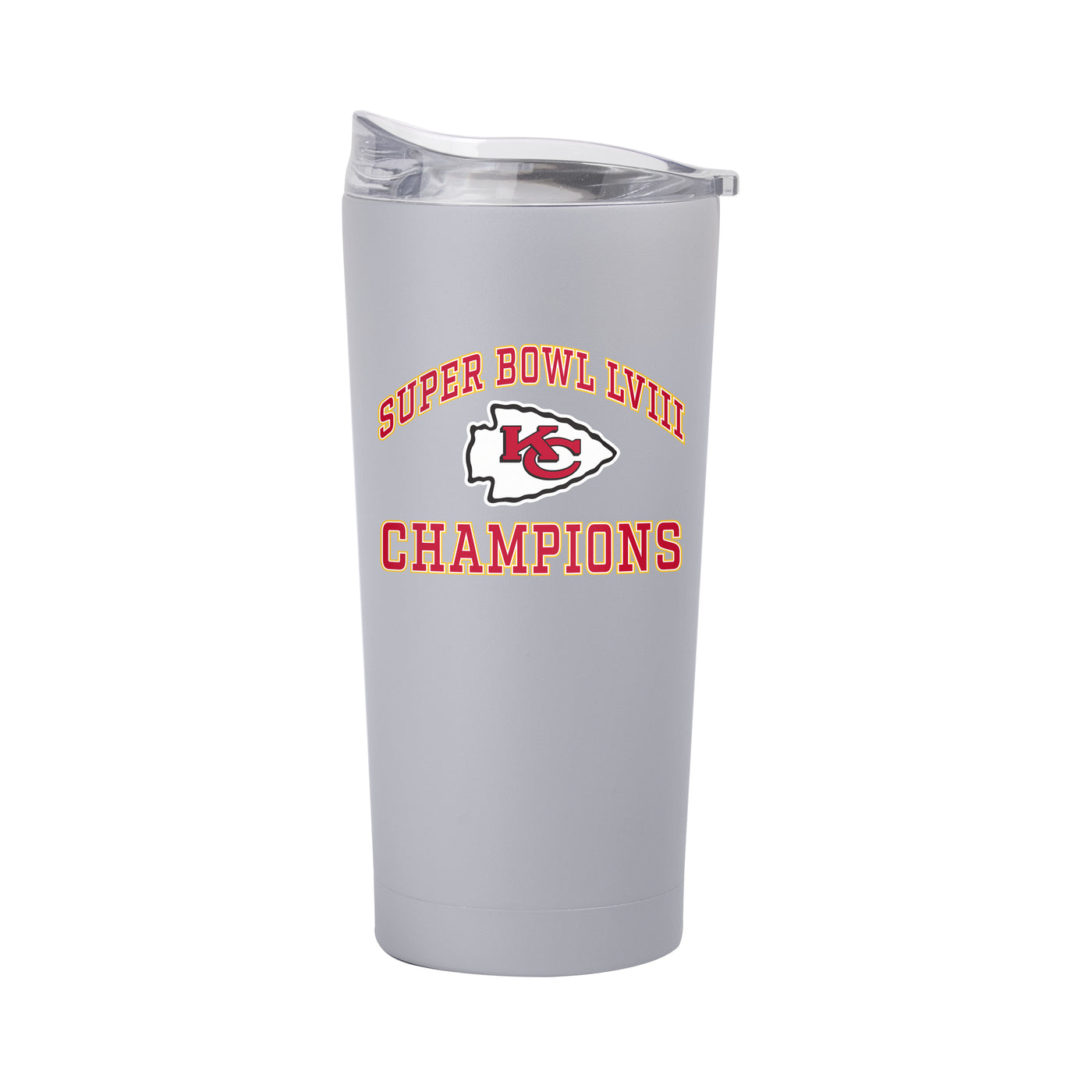 Kansas City Chiefs 20oz SB 58 Champions Stone Powder Coat Tumbler