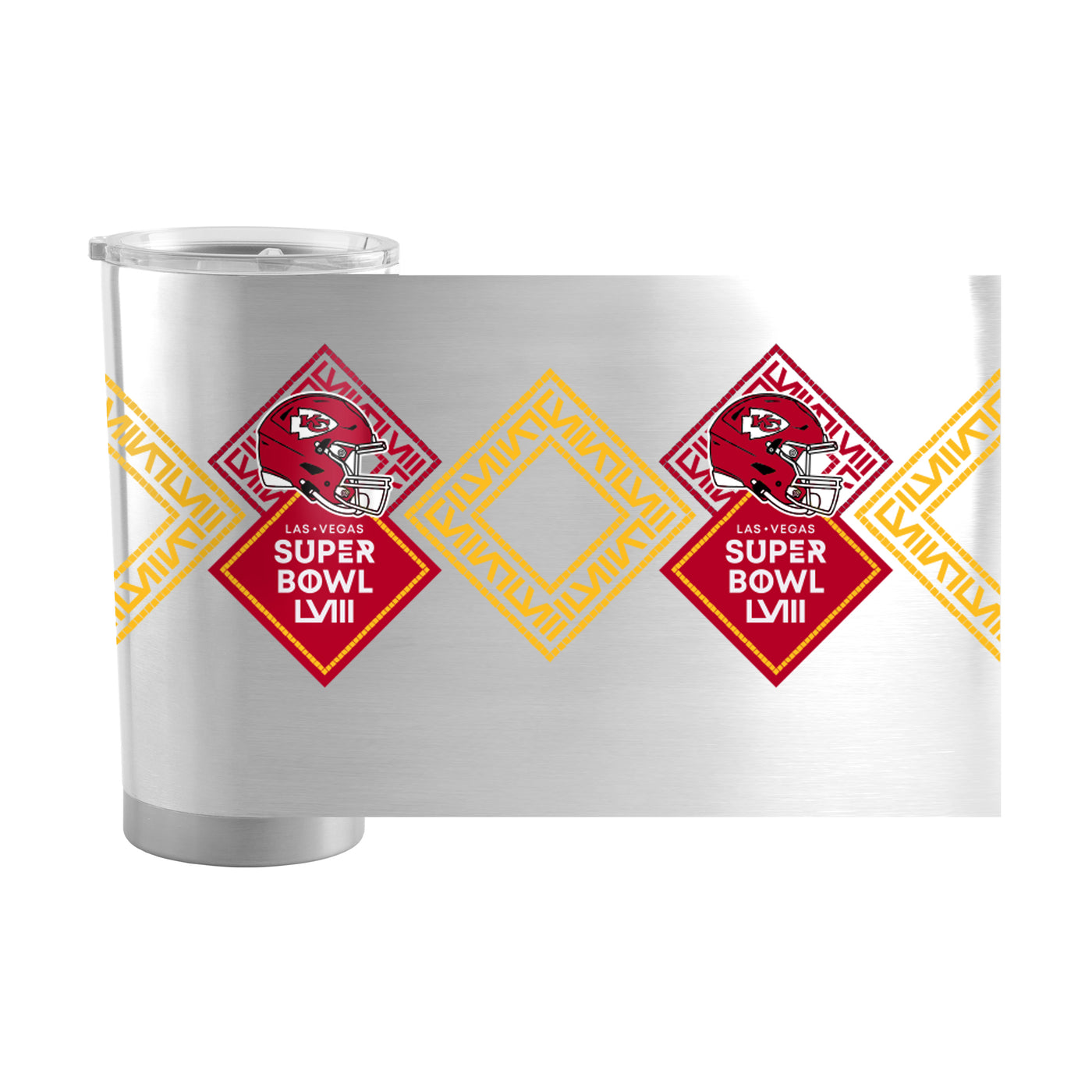 Kansas City Chiefs 20oz SB 58 Bound Stainless Tumbler