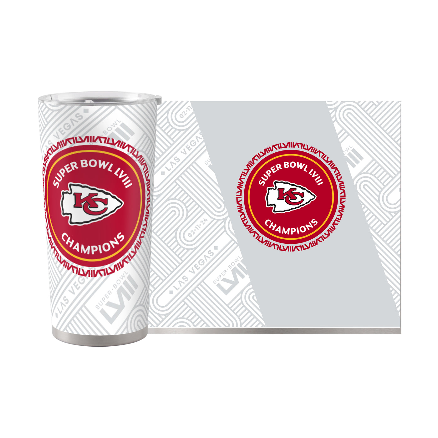 Kansas City Chiefs 20oz SB 58 Champions Stainless Tumbler