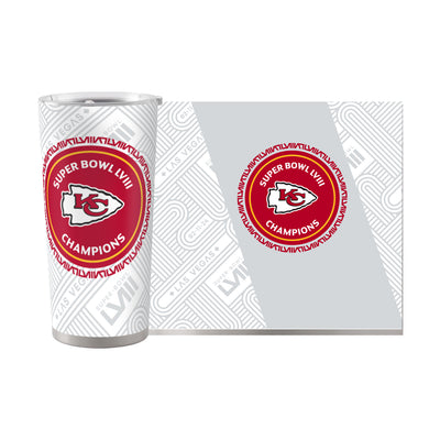 Kansas City Chiefs 20oz SB 58 Champions Stainless Tumbler