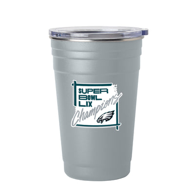 Philadelphia Eagles Super Bowl 59 Champions 22oz Stainless Cup