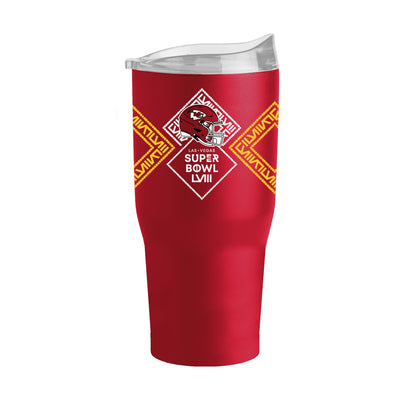 Kansas City Chiefs 30oz SB 58 Bound Powder Coat Tumbler