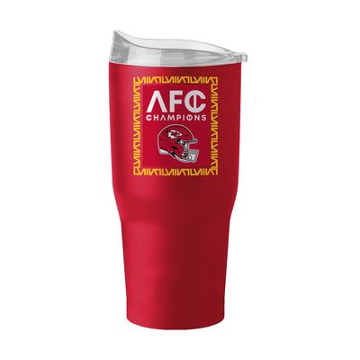 Kansas City Chiefs 30oz Conference Champs Powder Coat Tumbler
