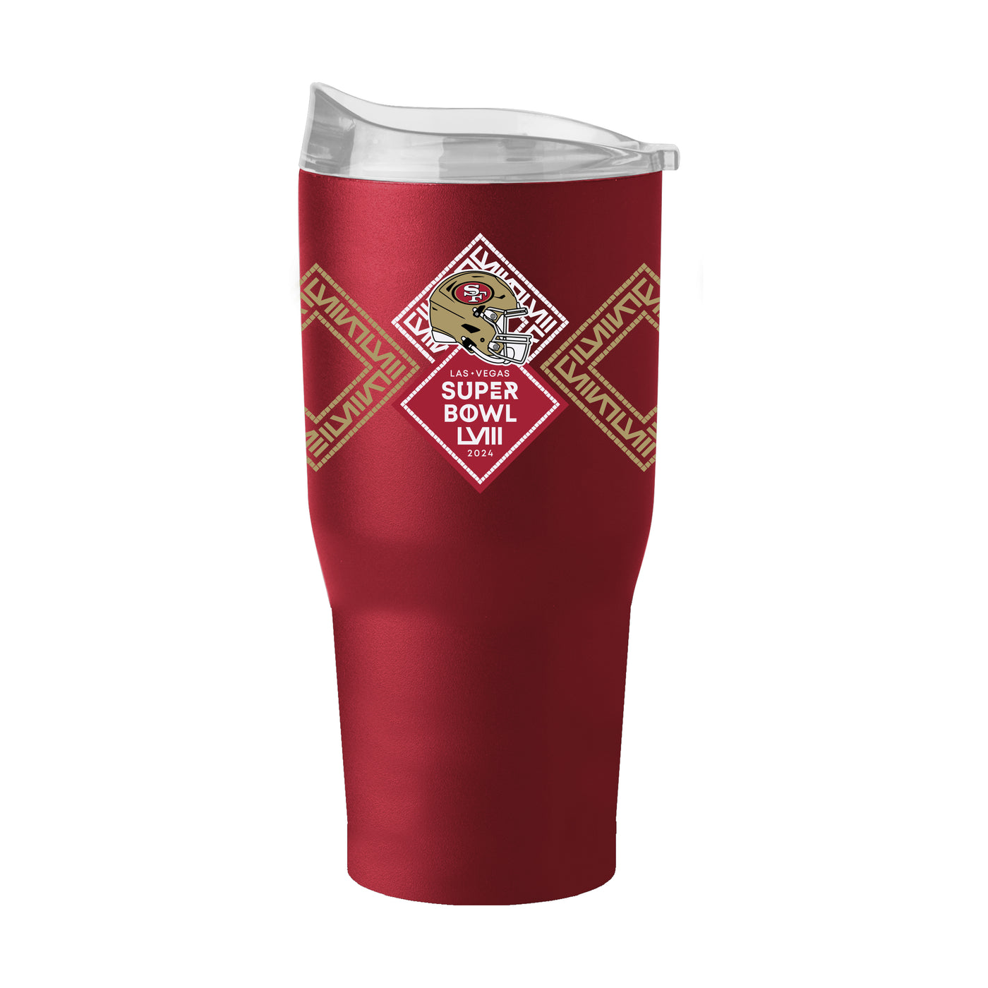San Francisco 49ers 30oz SB 58 Bound Powder Coat Tumbler