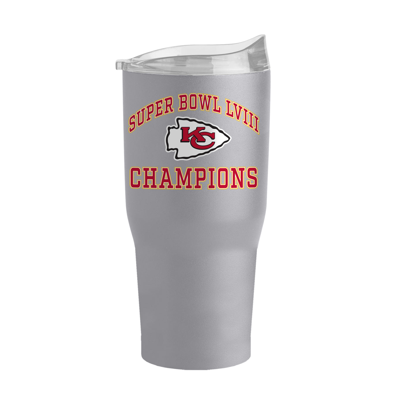 Kansas City Chiefs 30oz SB 58 Champions Stone Powder Coat Tumbler
