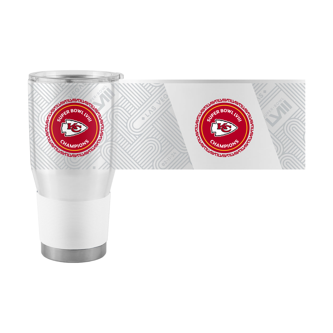 Kansas City Chiefs 30oz SB 58 Champions Stainless Tumbler