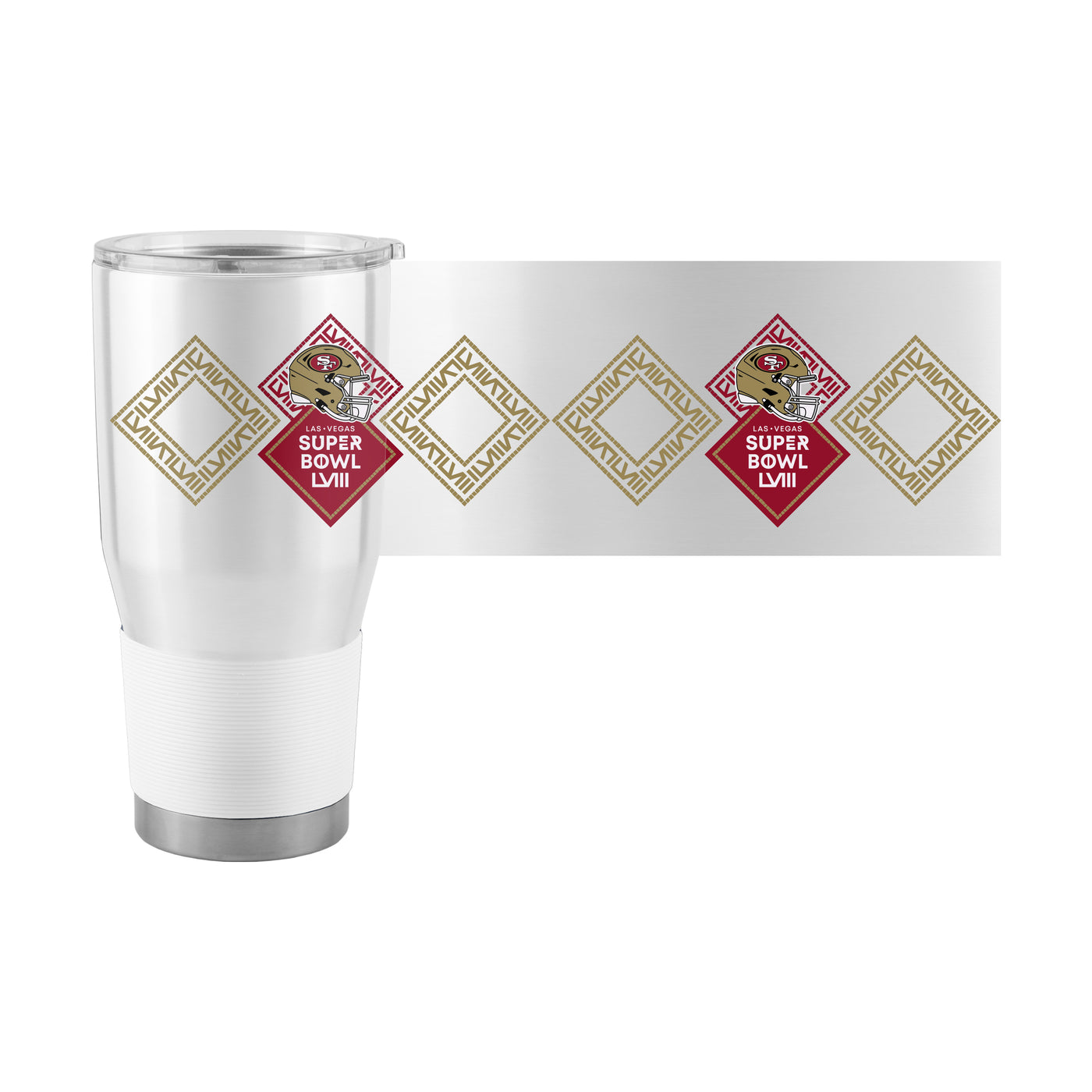 San Francisco 49ers 30oz SB 58 Bound Stainless Tumbler