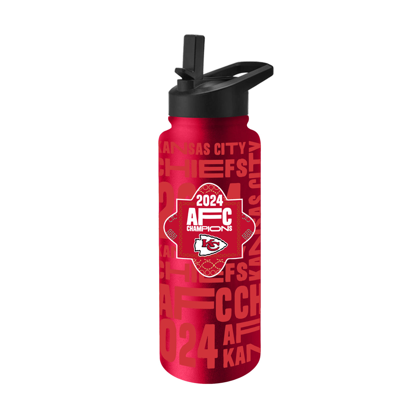 Kansas City Chiefs Conference Champs 34oz Quencher Bottle