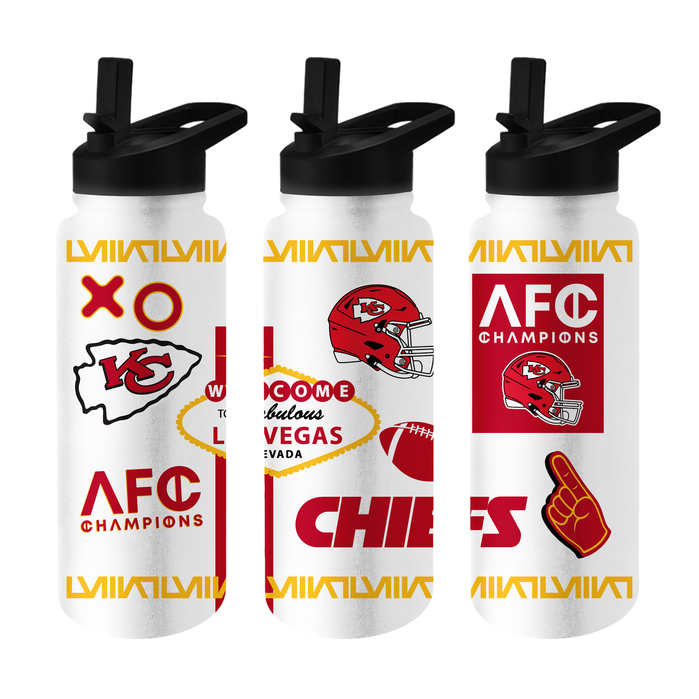 Kansas City Chiefs 34oz AFC Conference Champs Native Quencher Bottle