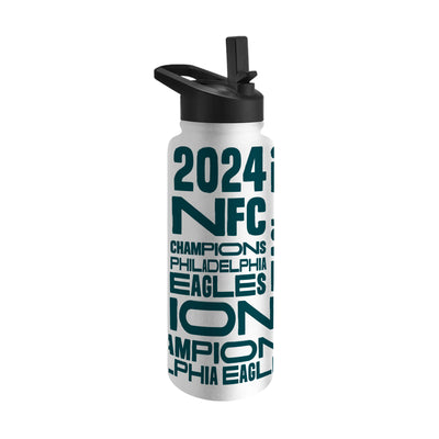 Philadelphia Eagles Conference Champs 34oz Quencher Bottle