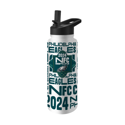 Philadelphia Eagles Conference Champs 34oz Quencher Bottle