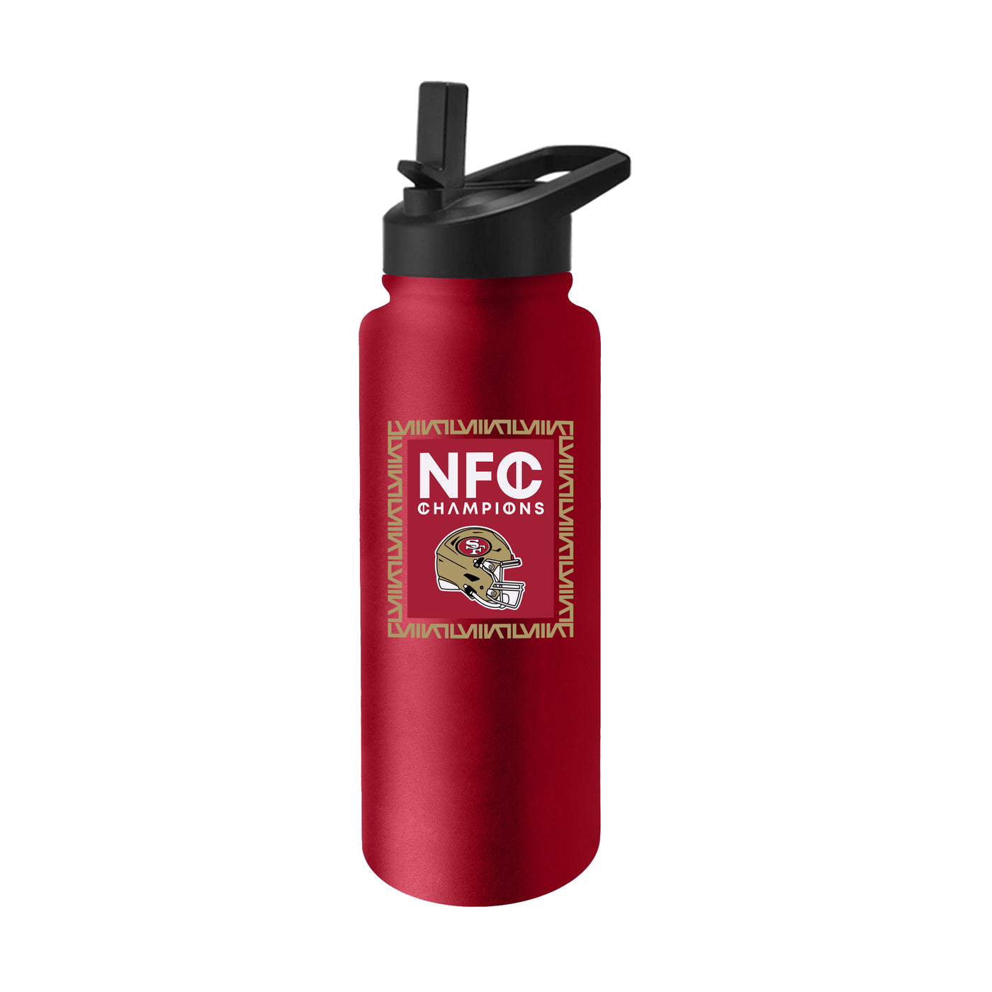 San Francisco 49ers 34oz NFC Conference Champs Quencher Bottle