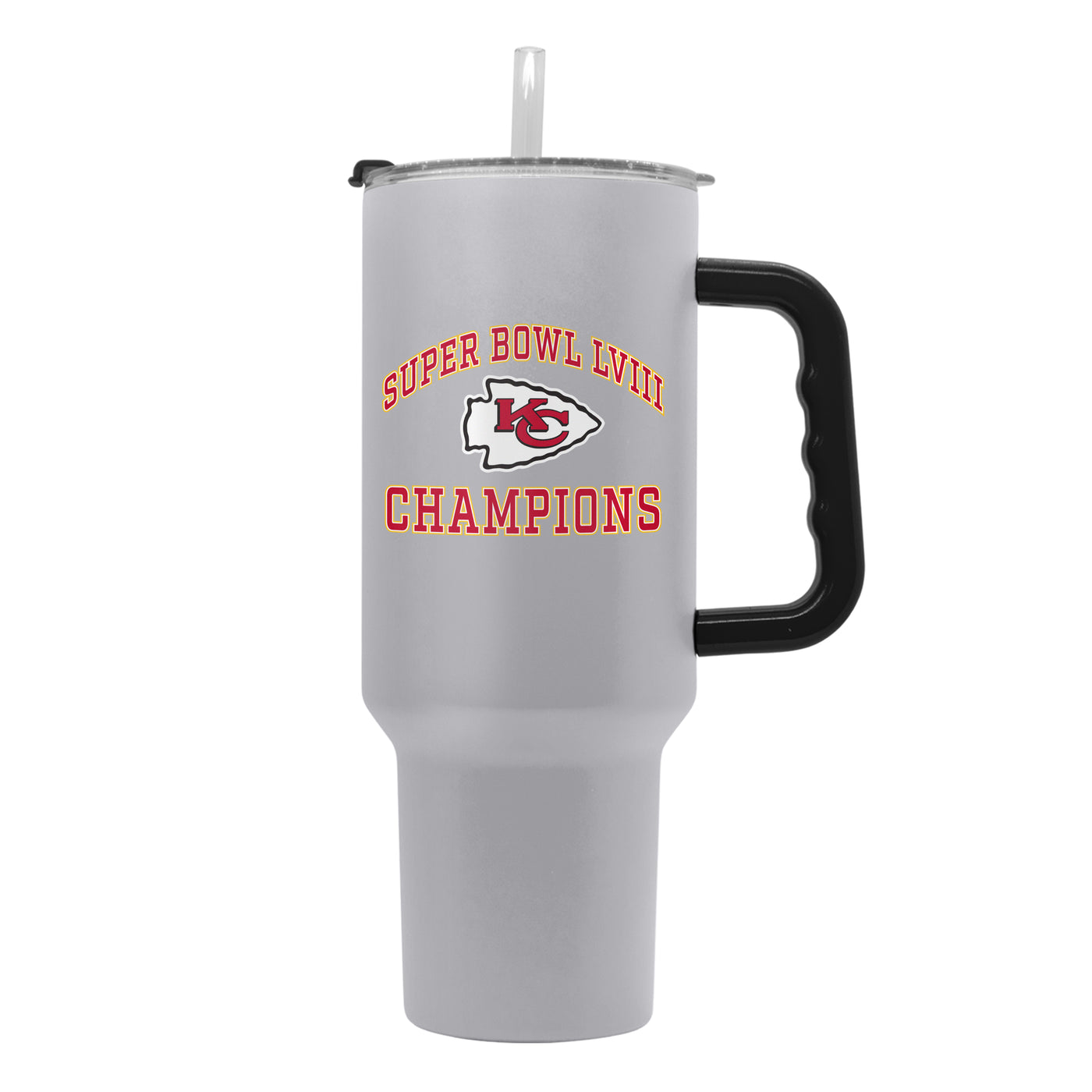 Kansas City Chiefs 40oz SB 58 Champions Stone Powder Coat Tumbler