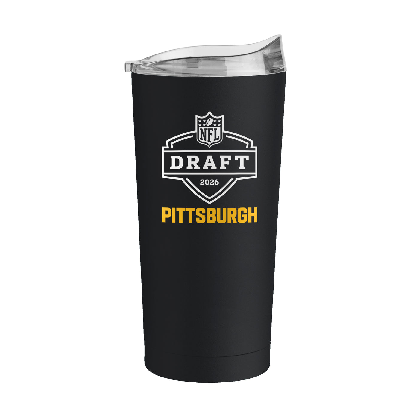 2026 NFL Draft Black 20oz Powder Coat Tumbler
