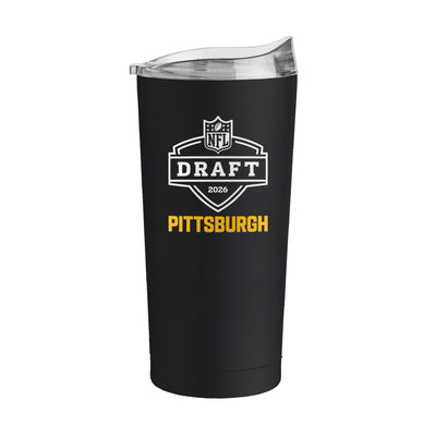 2026 NFL Draft Black 20oz Powder Coat Tumbler
