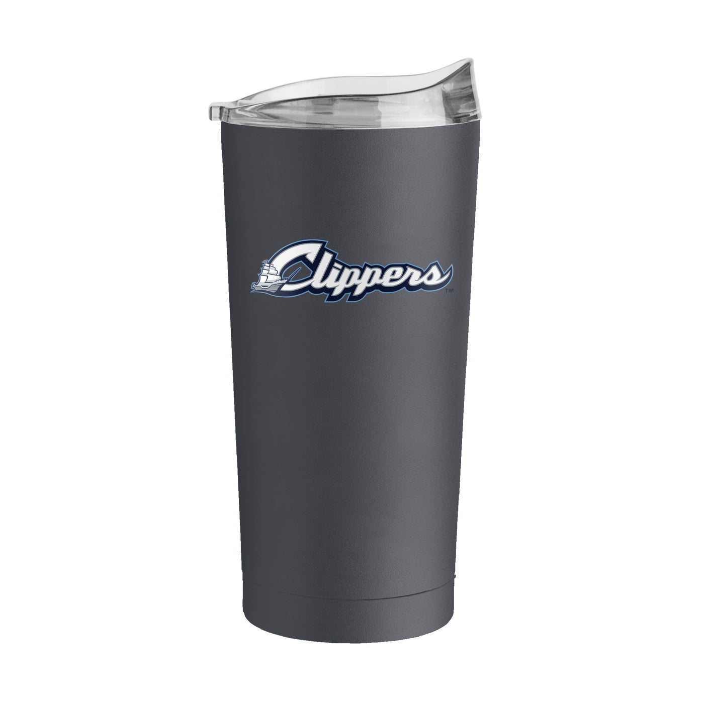 Columbus Clippers 20oz Flipside Charcoal Powder Coat Tumbler