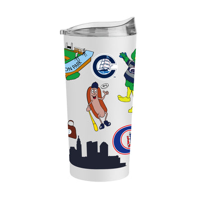 Columbus Clippers 20oz Native Powder Coat Tumbler