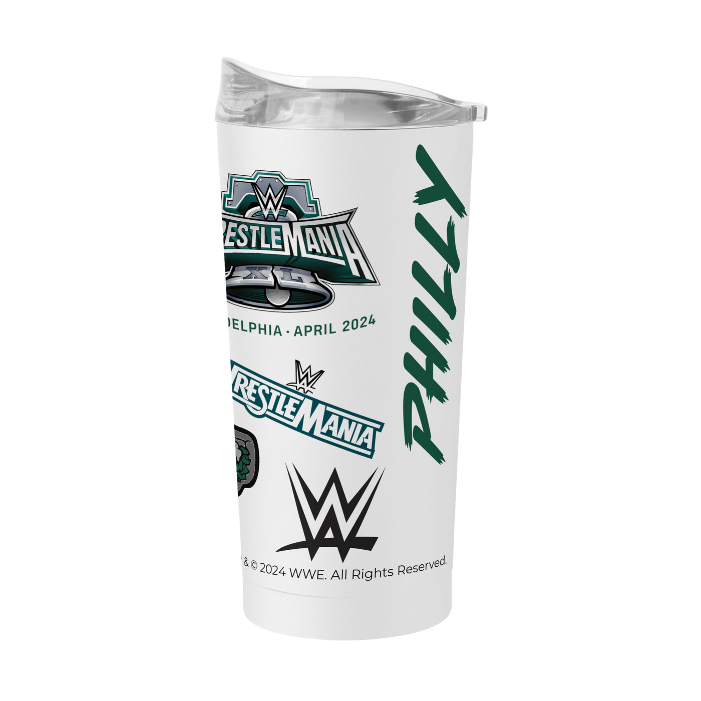 WrestleMania 40 20oz Powder Coat Tumbler