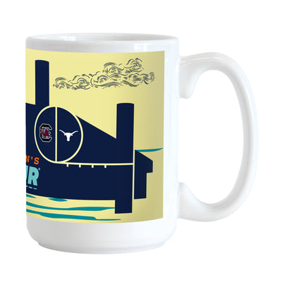 2025 Womens Basketball Final 4 Teams 15oz Sublimated Mug