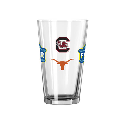 2025 Womens Basketball Final 4 Teams 16oz Pint Glass