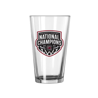 South Carolina 16oz 2024 Womens Basketball Champions Pint Glass