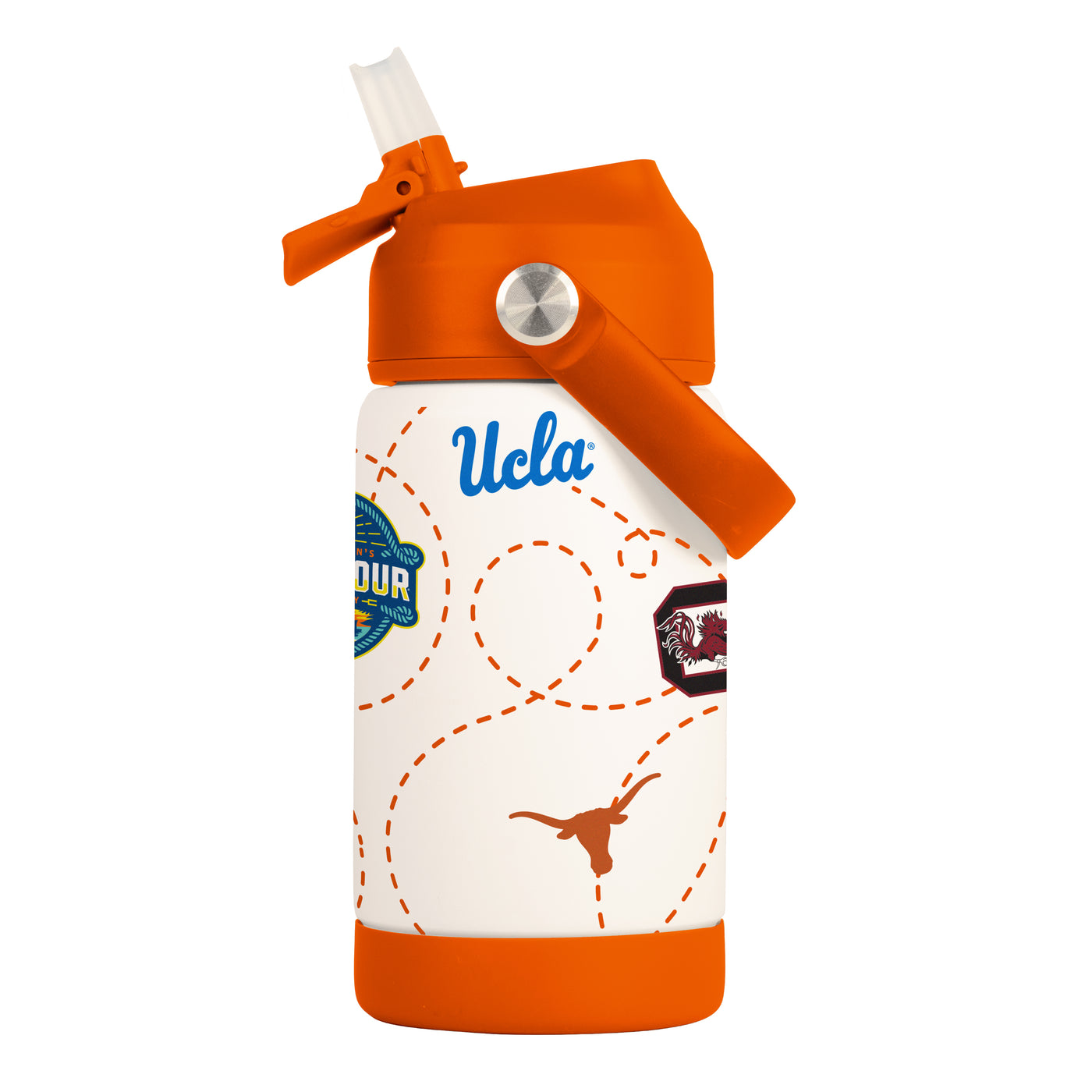2025 Womens Basketball Final 4 Teams 12oz Kids Bottle