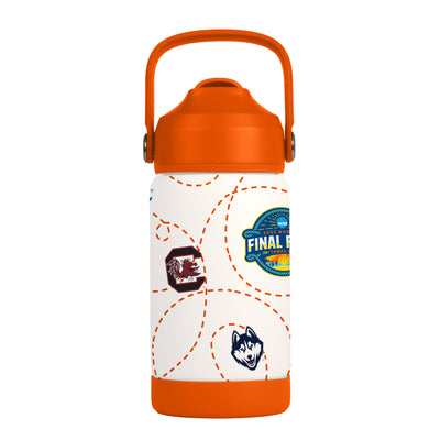 2025 Womens Basketball Final 4 Teams 12oz Kids Bottle