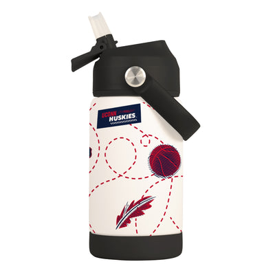 UCONN 2025 Womens Basketball Champions 12oz Kids Bottle