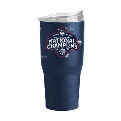 UCONN 2025 Womens Basketball Champions 30oz PC Tumbler
