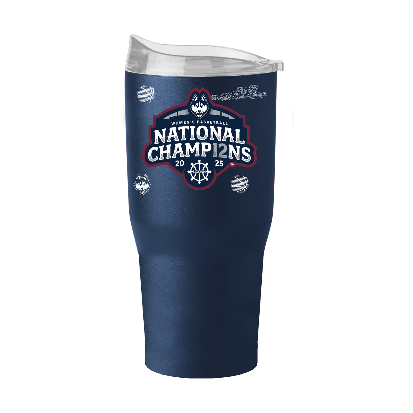 UCONN 2025 Womens Basketball Champions 30oz PC Tumbler