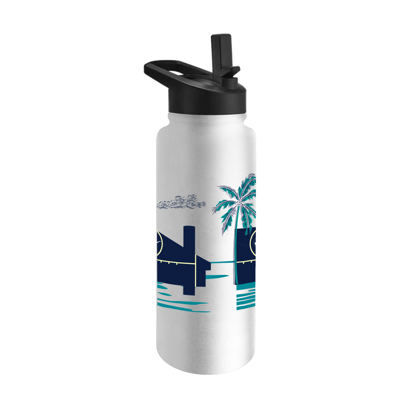 2025 Womens Basketball Final 4 Teams 34oz Quencher Bottle
